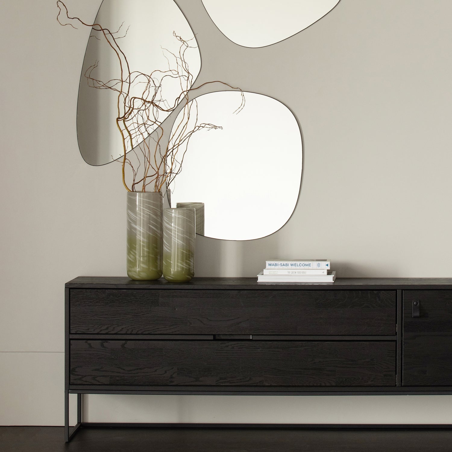 PHILOU MIRROR BLACK 59x60CM