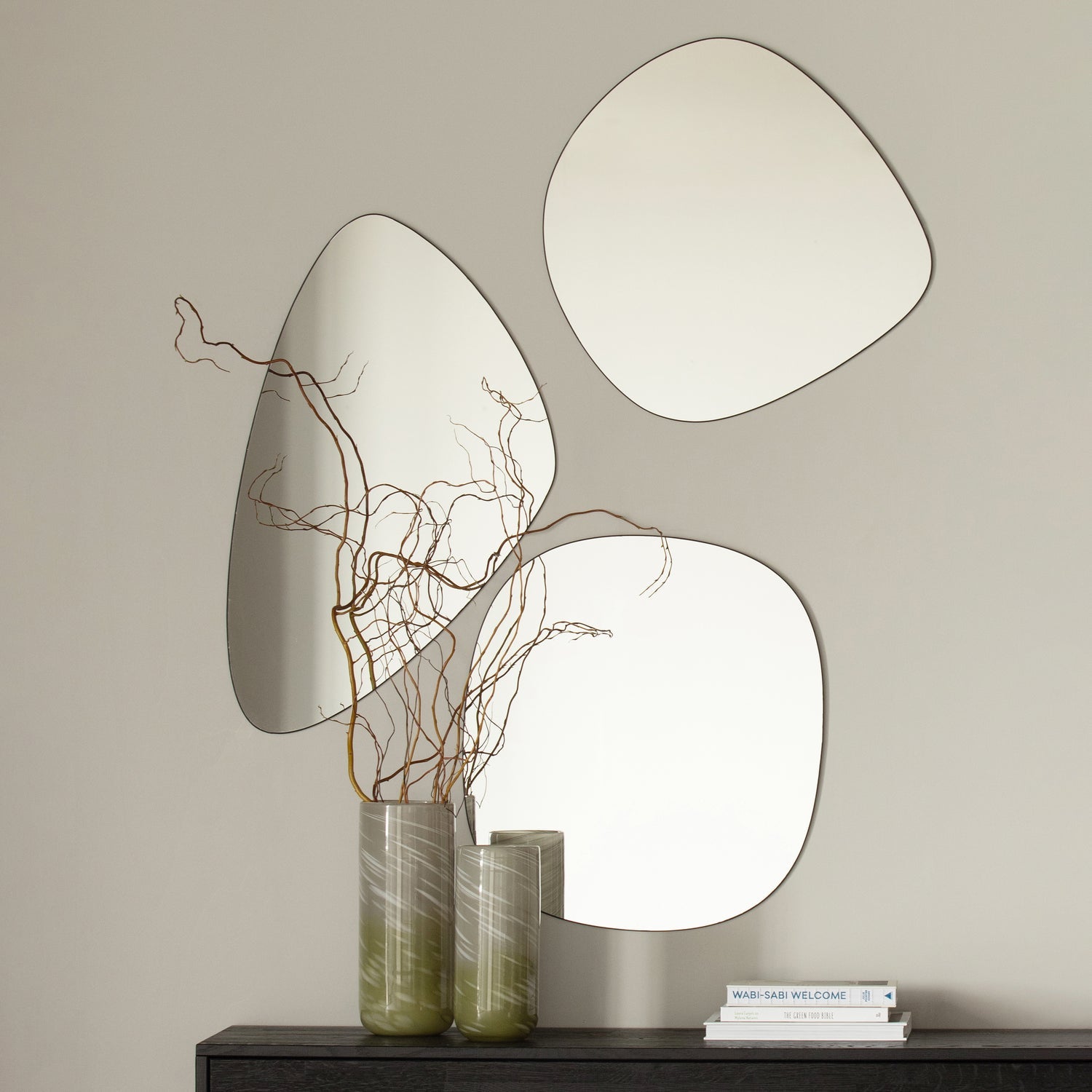 PHILOU MIRROR BLACK 60x55CM