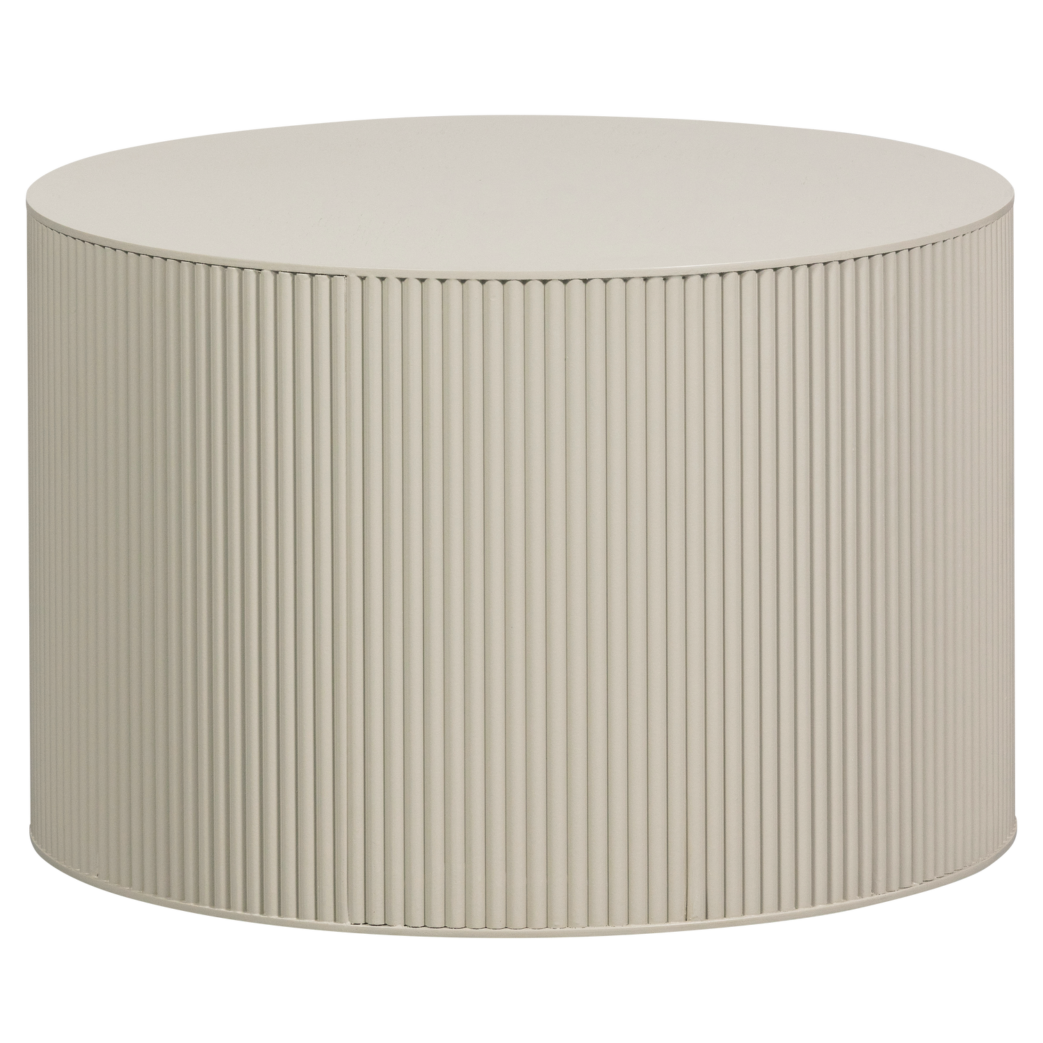 SANNE SIDE TABLE ROUND MDF ANTIQUE BEIGE