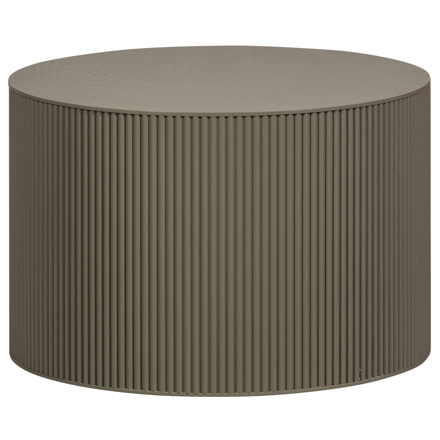 SANNE SIDE TABLE ROUND MDF MILITARY GREEN