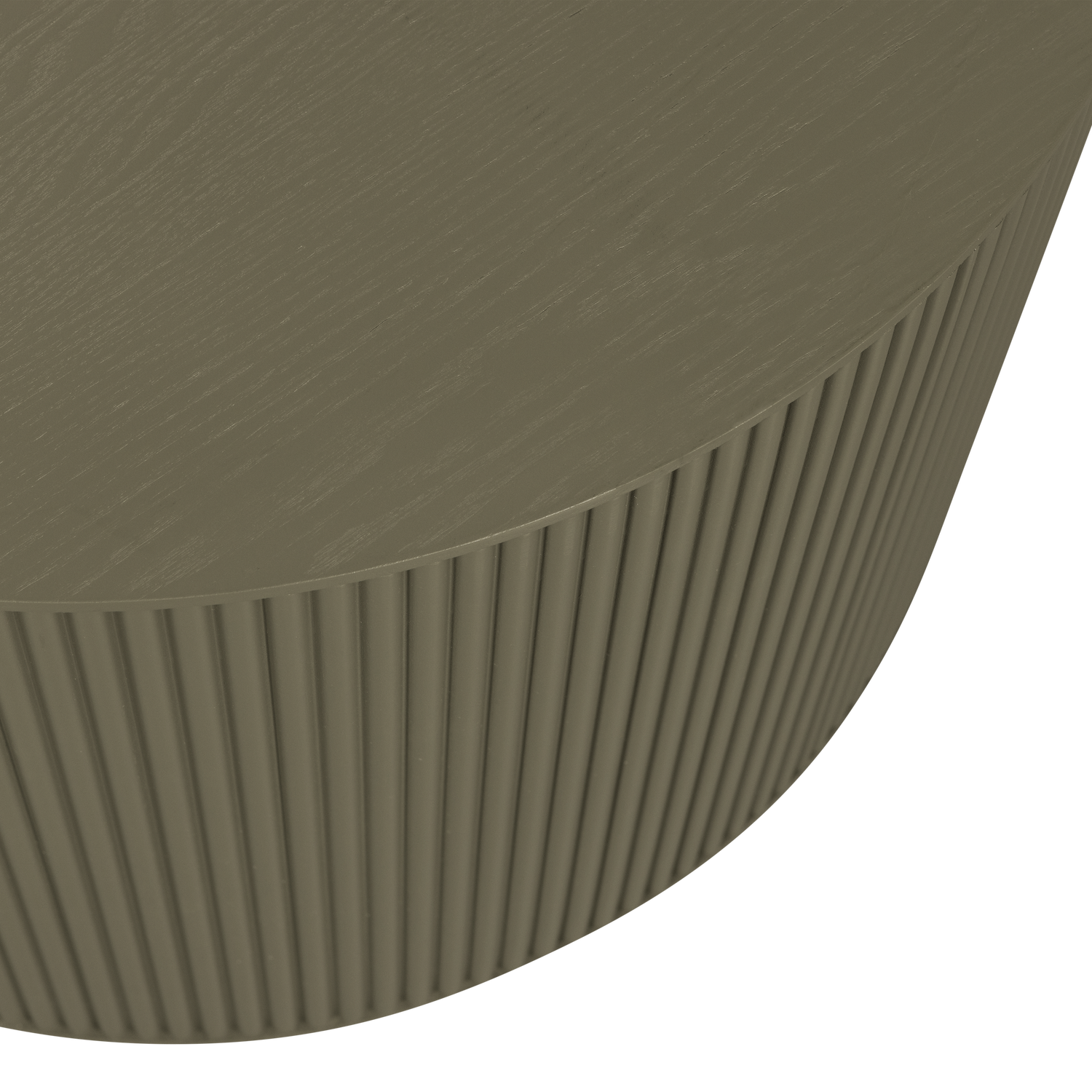 SANNE SIDE TABLE ROUND MDF MILITARY GREEN