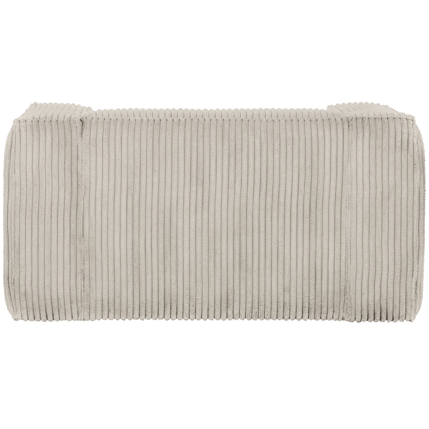 BEAN ARMCHAIR RIB FABRIC NATURAL