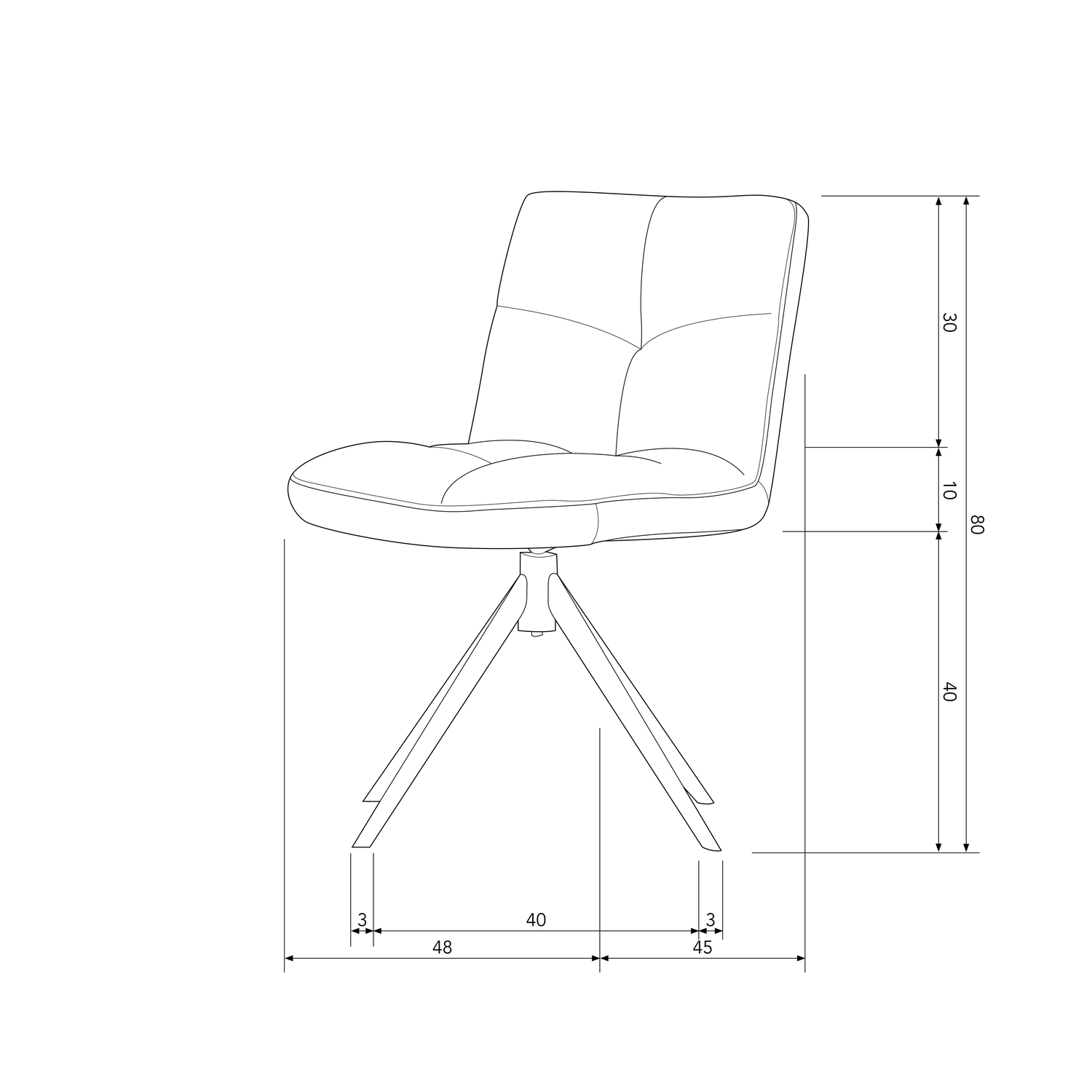 VINNY SWIVEL DINING CHAIR BOUCLE SAND
