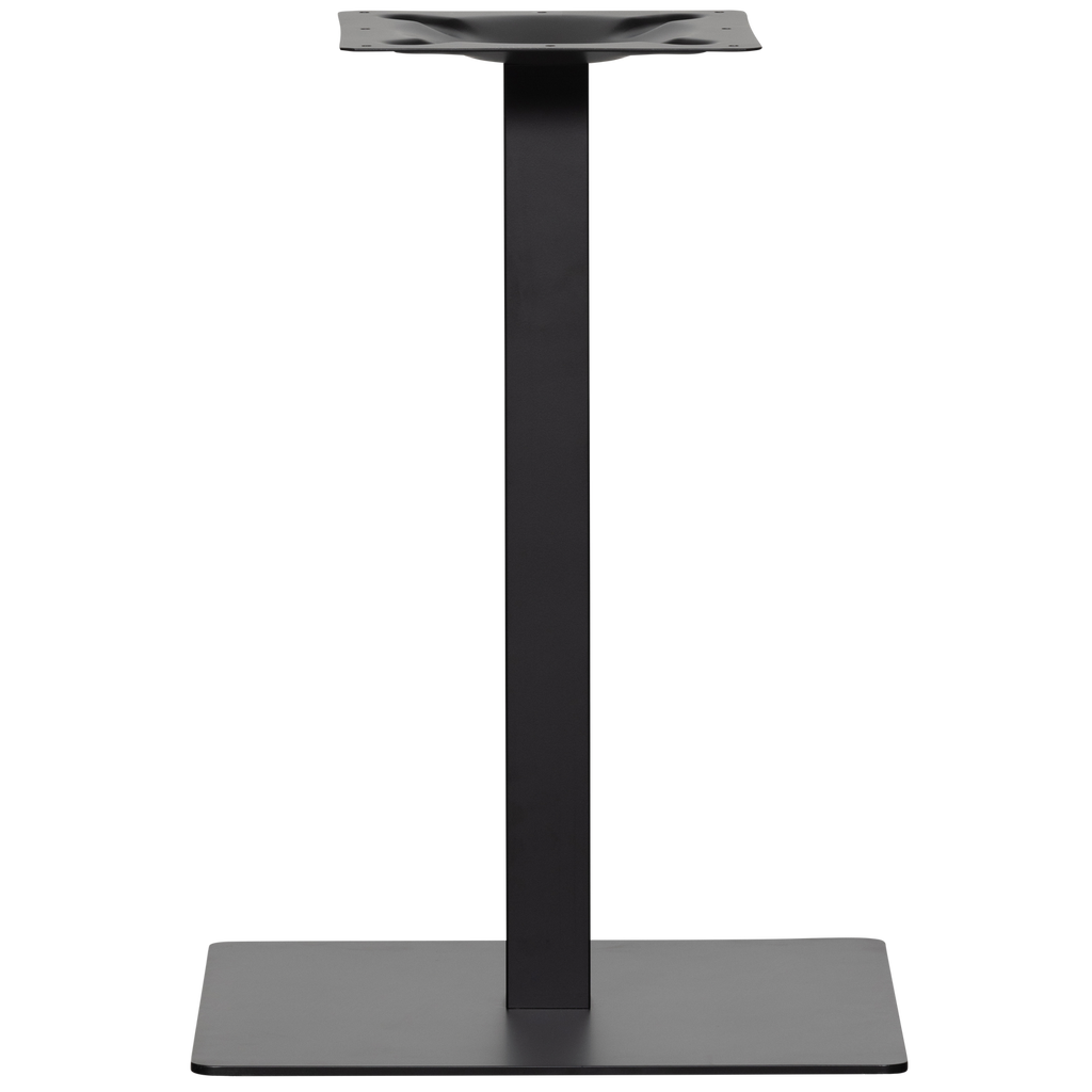 BISTRO SQUARE TUBE LEG METAL LEG MATT BLACK 72x50x50CM