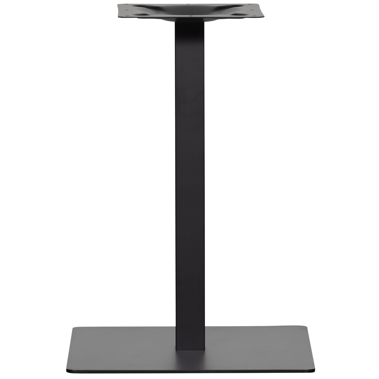 BISTRO SQUARE TUBE LEG METAL LEG MATT BLACK 72x50x50CM