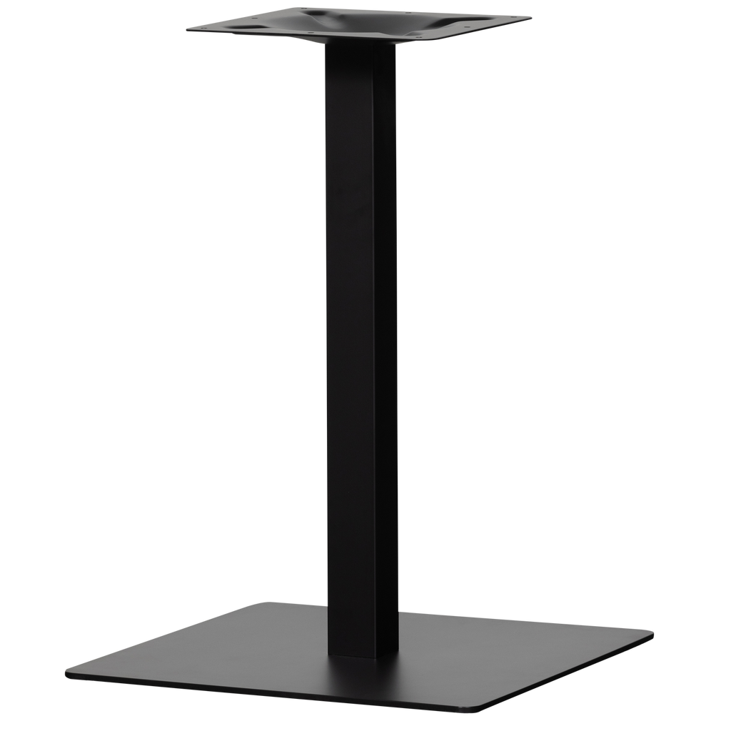 BISTRO SQUARE TUBE LEG METAL LEG MATT BLACK 72x50x50CM
