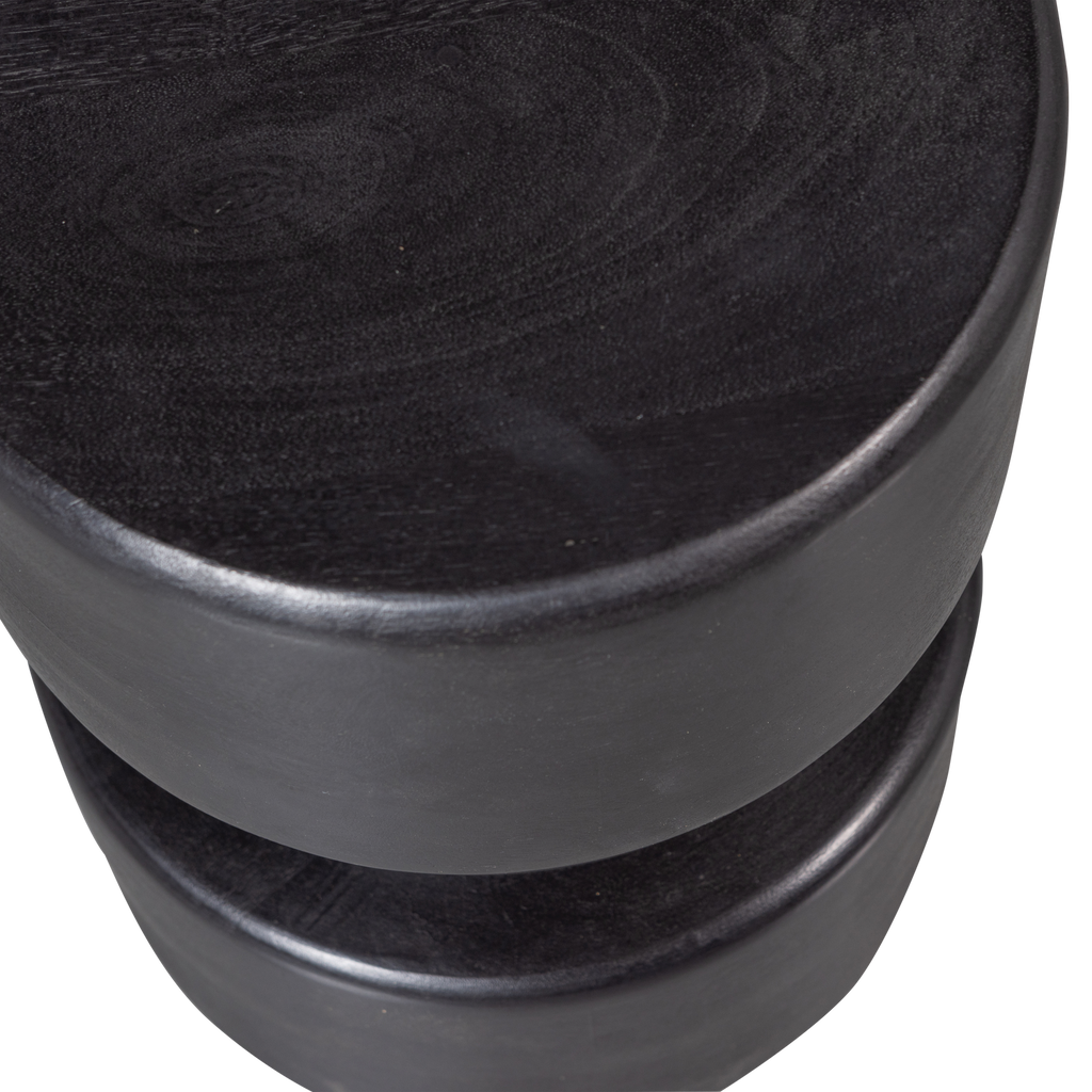 TUVE SIDE TABLE MANGO WOOD BROWN/BLACK