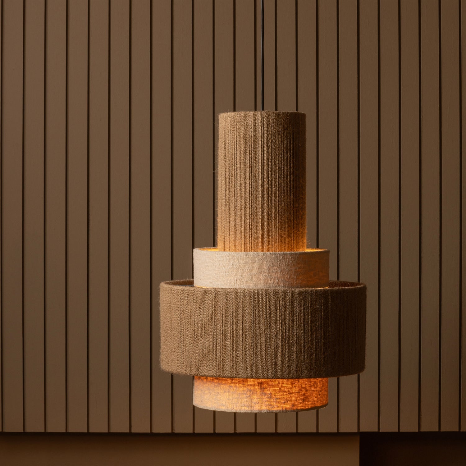 PELLE PENDANT LAMP ROPE NATURAL