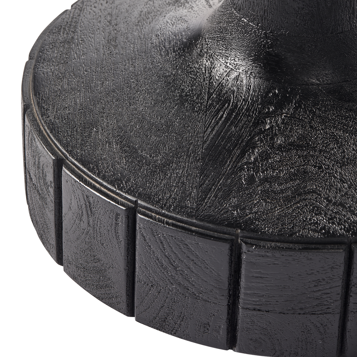 SOYA SIDE TABLE MANGO WOOD/GLASS BLACK