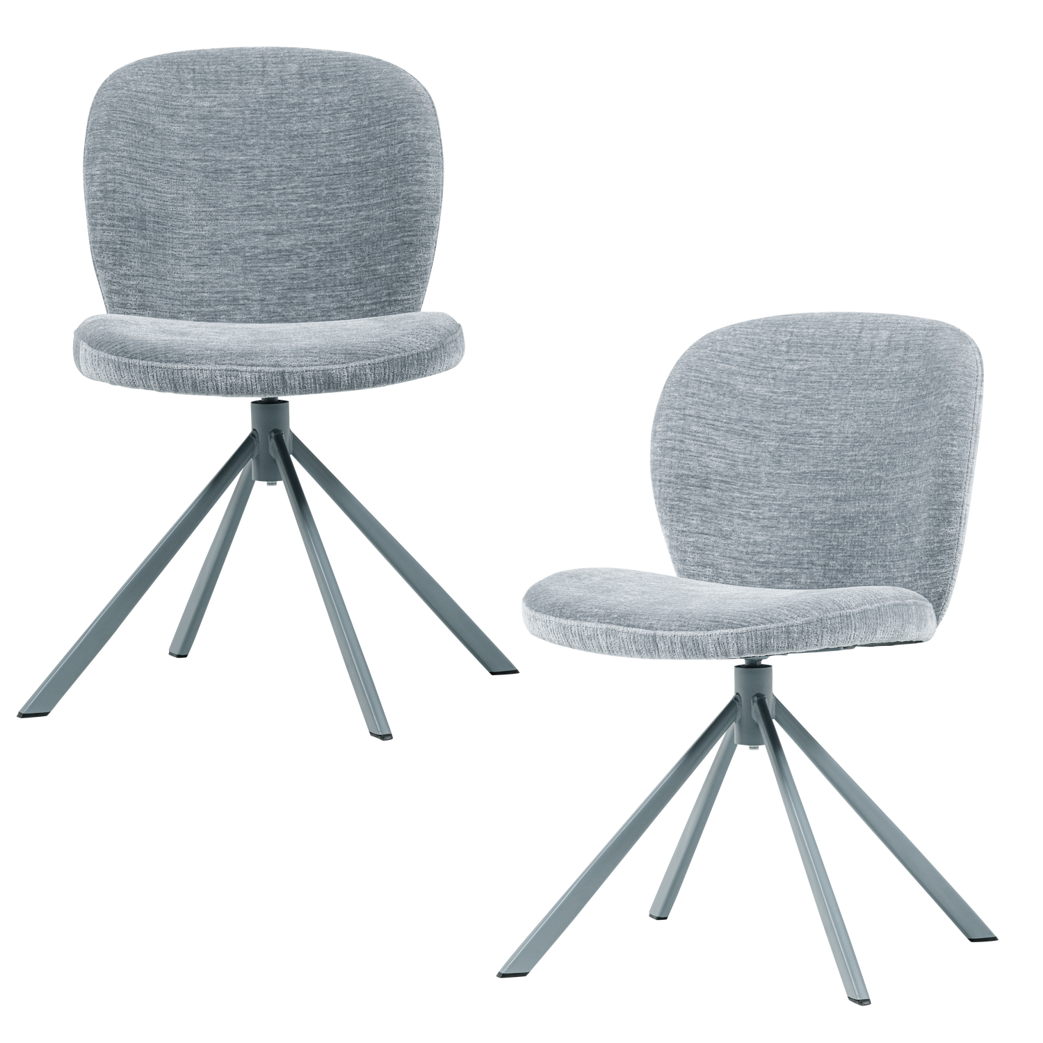 FEMKE DINING CHAIR CHENILLE BLUE