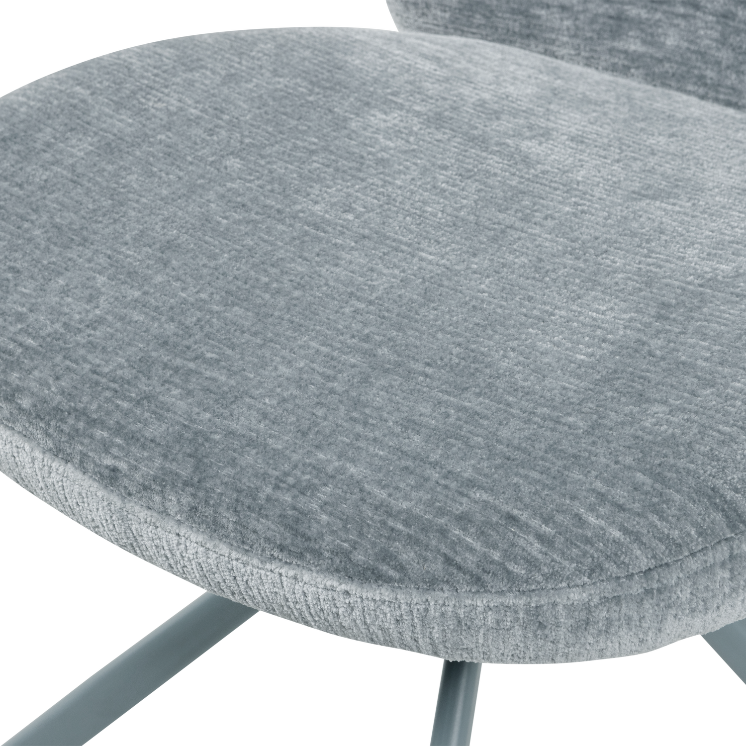 FEMKE DINING CHAIR CHENILLE BLUE