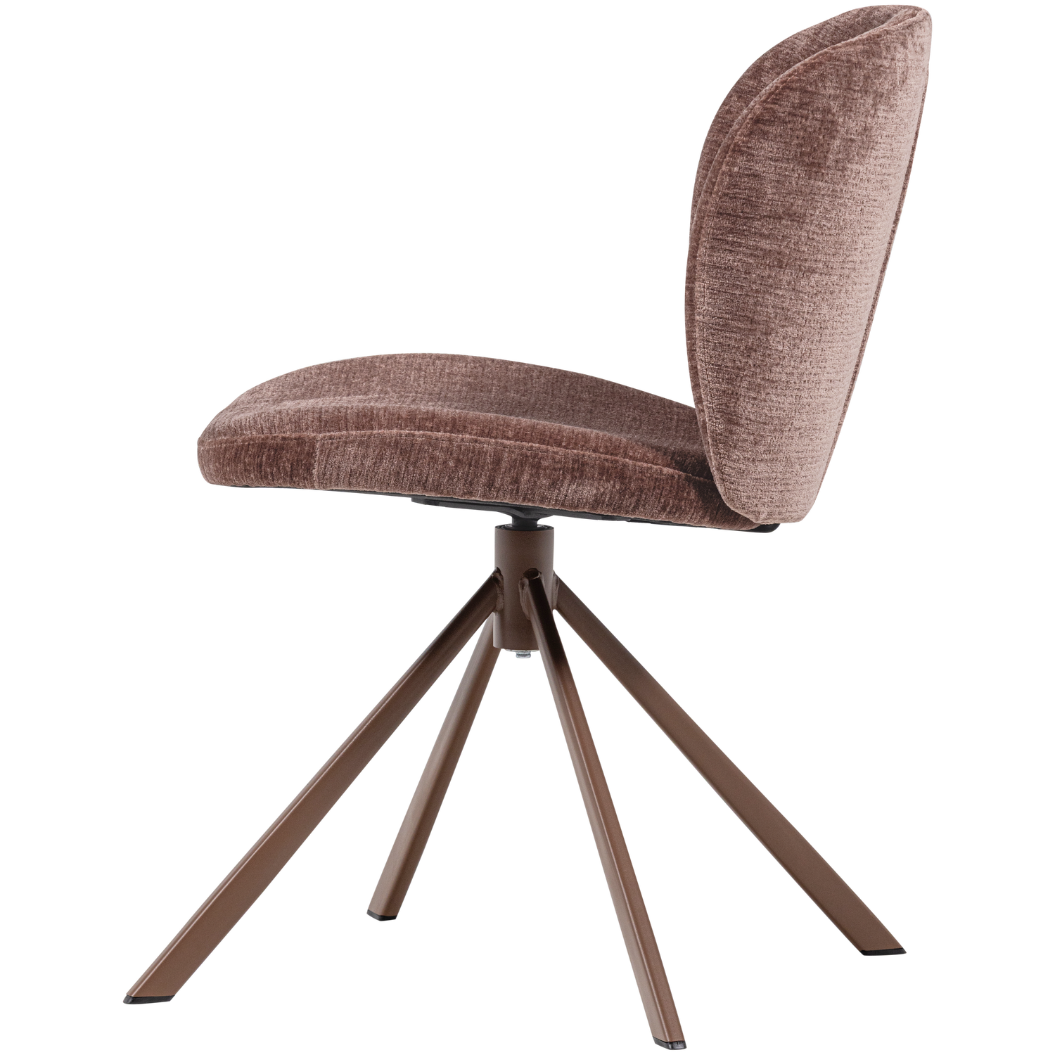 FEMKE DINING CHAIR CHENILLE BROWN