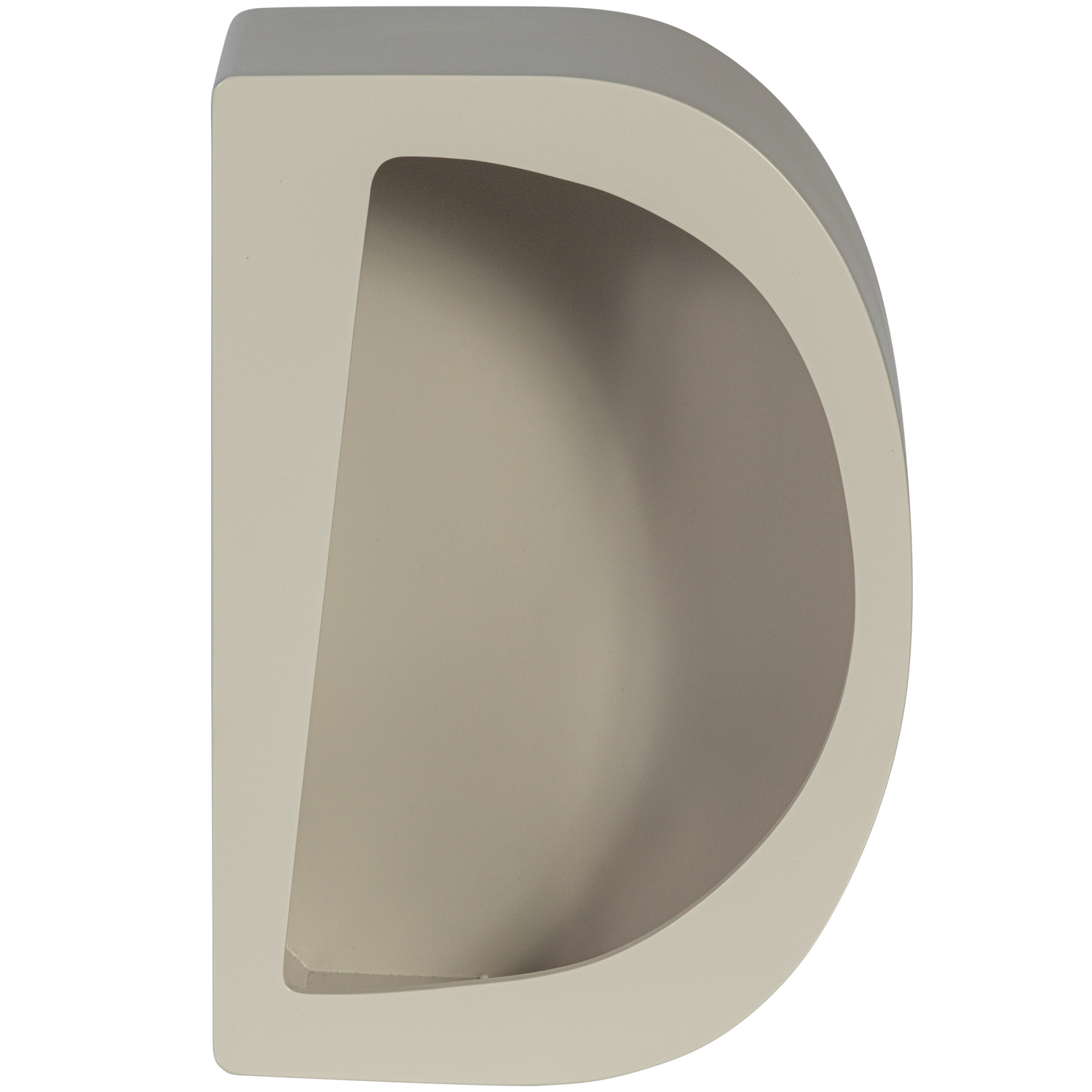 NOAM WALL DECO HALF ROUND WOOD DUST 15x35x24CM