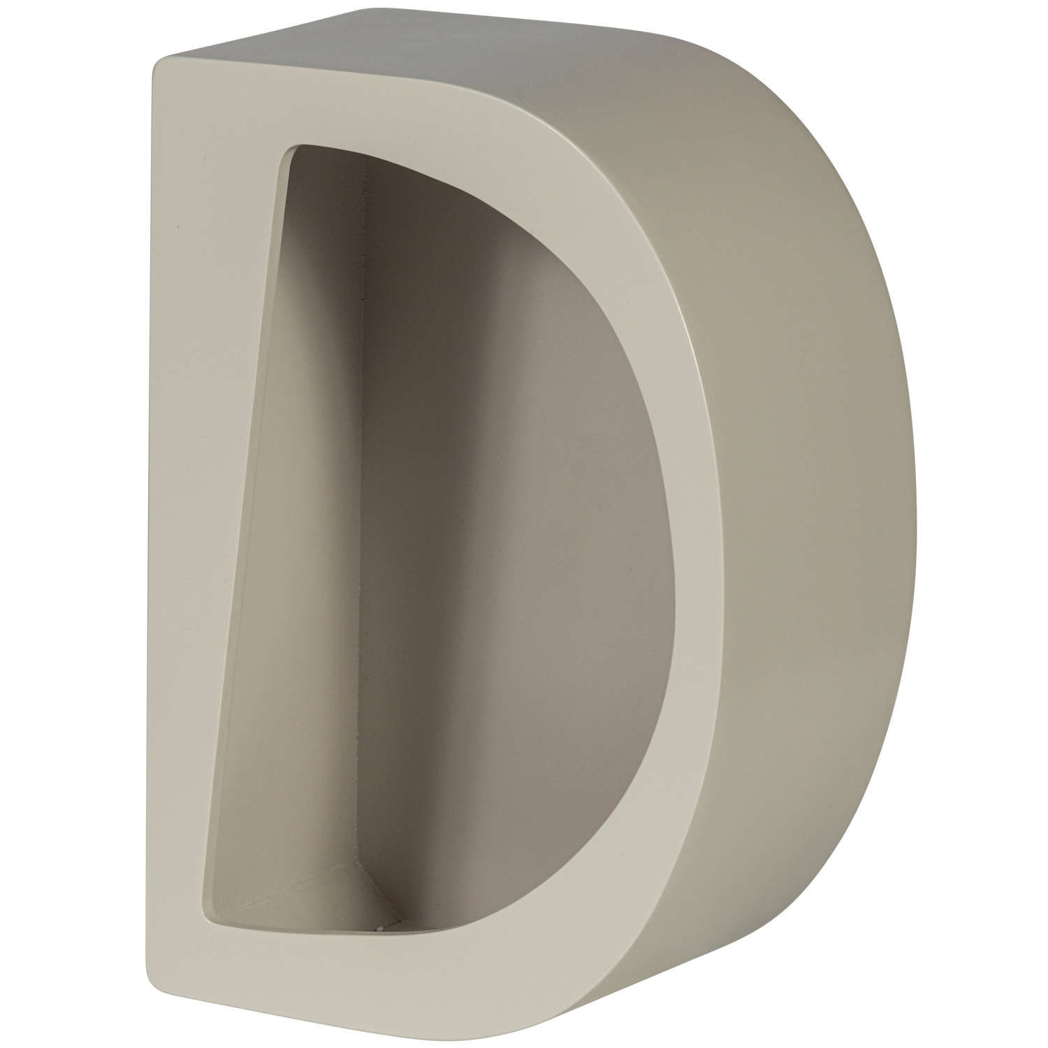 NOAM WALL DECO HALF ROUND WOOD DUST 15x35x24CM
