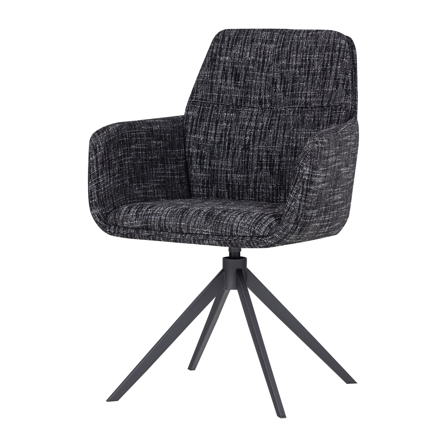 GRANT DINING CHAIR BLACK MELANGE [fsc]
