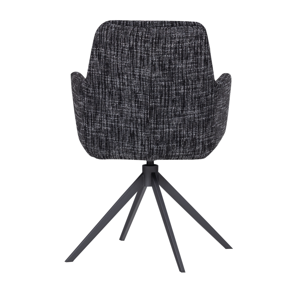 GRANT DINING CHAIR BLACK MELANGE [fsc]