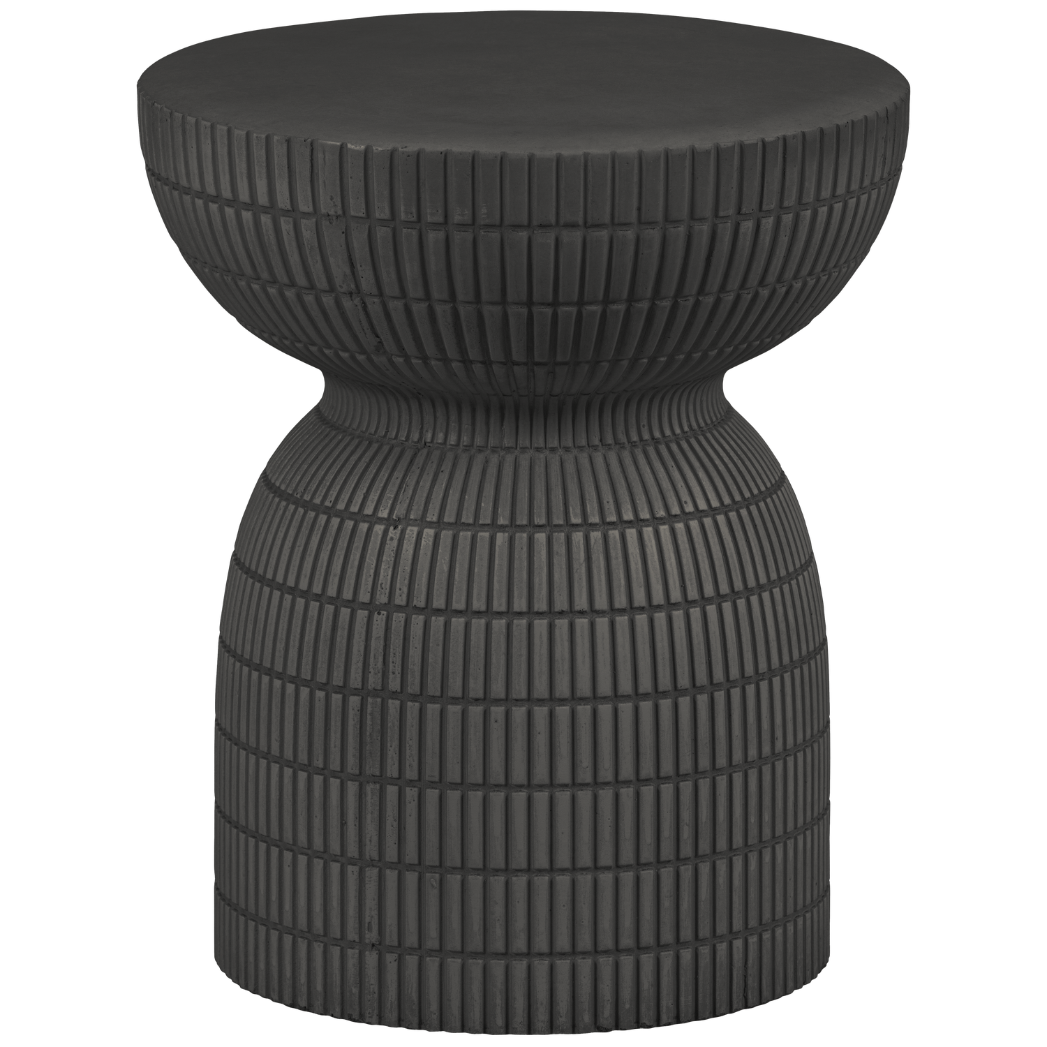 SAMSON COFFEE TABLE CONCRETE LOOK COFFEE 44xO37CM