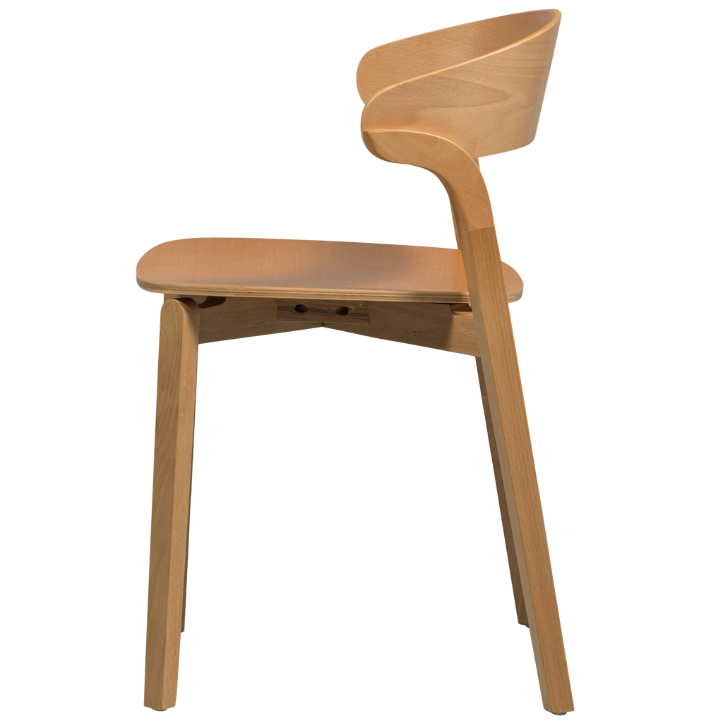 CRAS DINING CHAIR ASH VENEER NATURAL