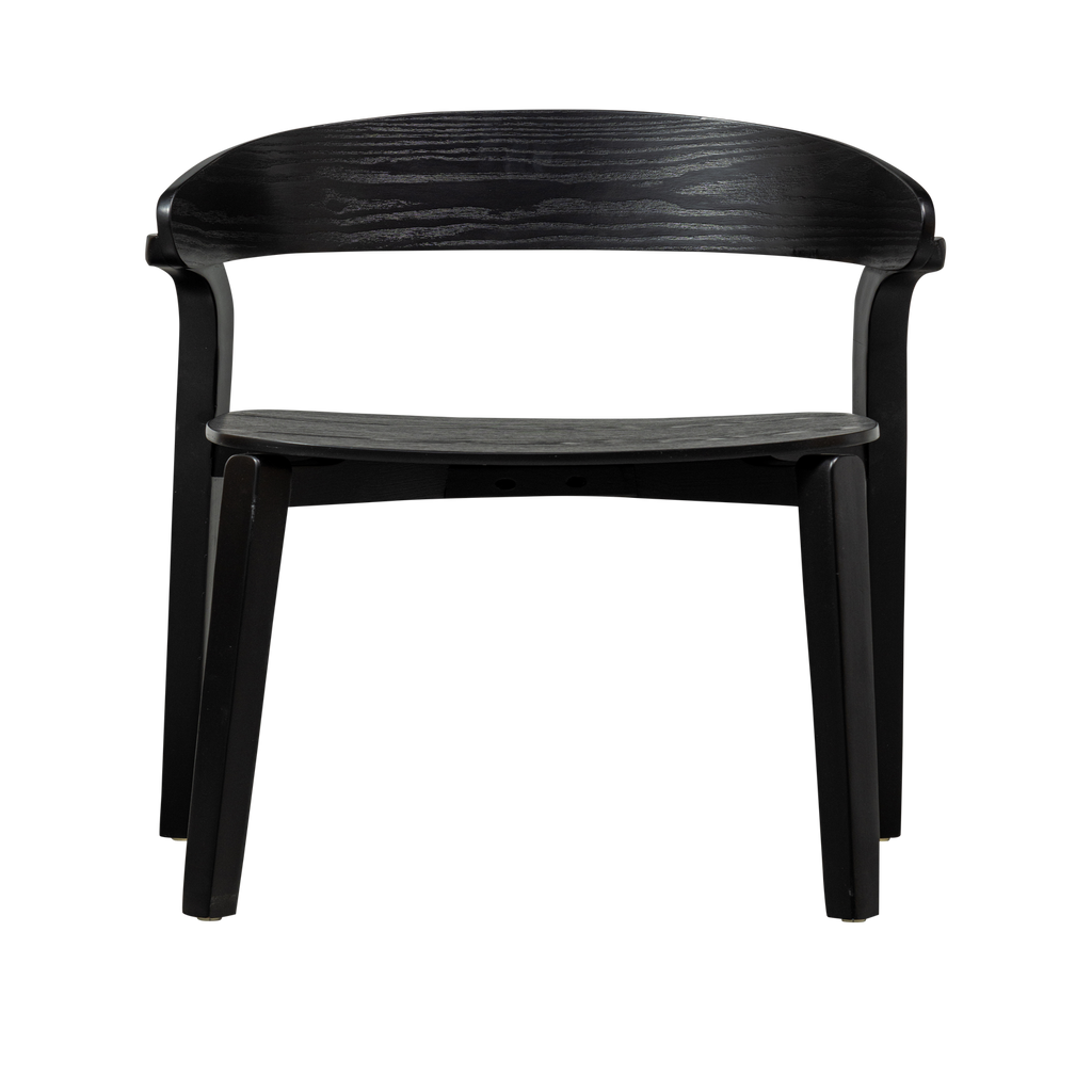 CRAS DINING CHAIR ASH VENEER BLACK