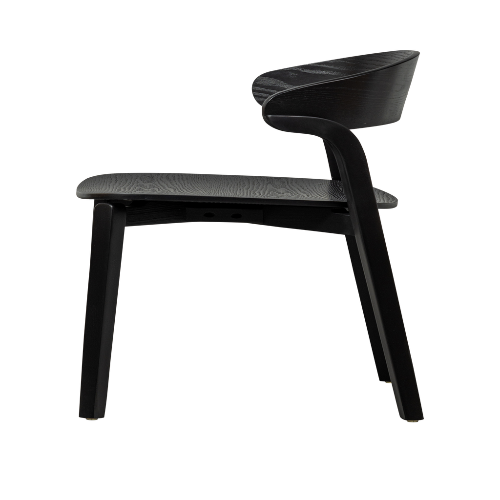 CRAS DINING CHAIR ASH VENEER BLACK