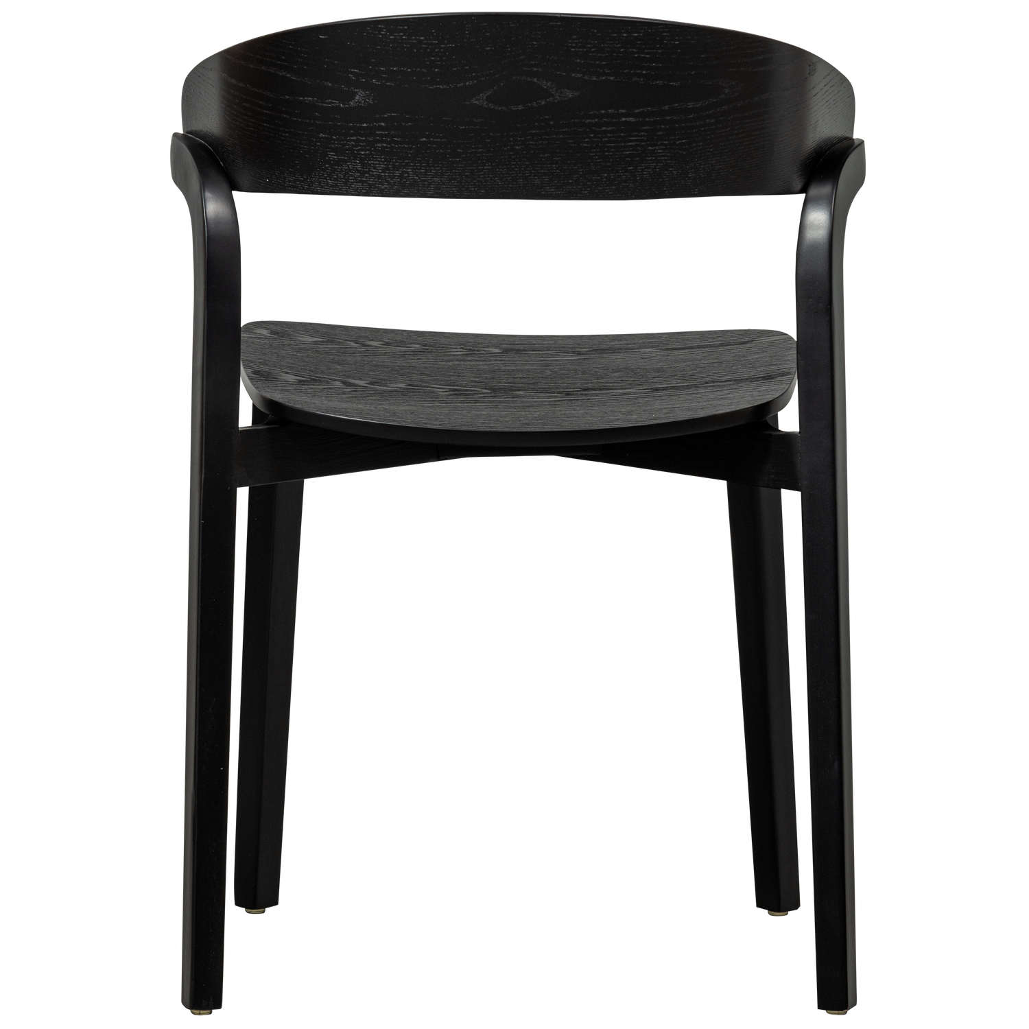 CRAS DINING CHAIR ASH VENEER BLACK