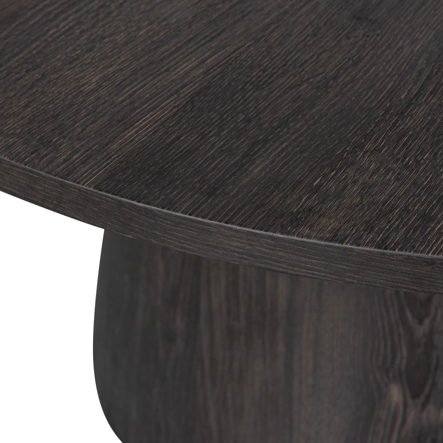 MAAN COFFEE TABLE MDF DARK BROWN 45xO60CM