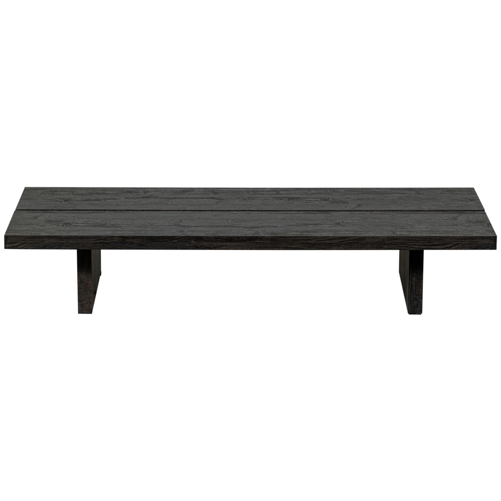 LION COFFEE TABLE MDF DARK BROWN 140x60CM