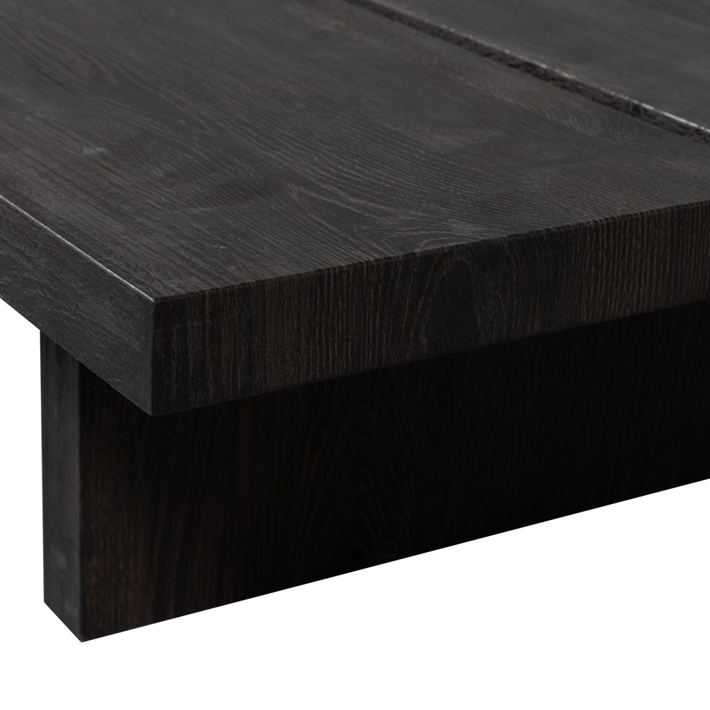 LION COFFEE TABLE MDF DARK BROWN 140x60CM