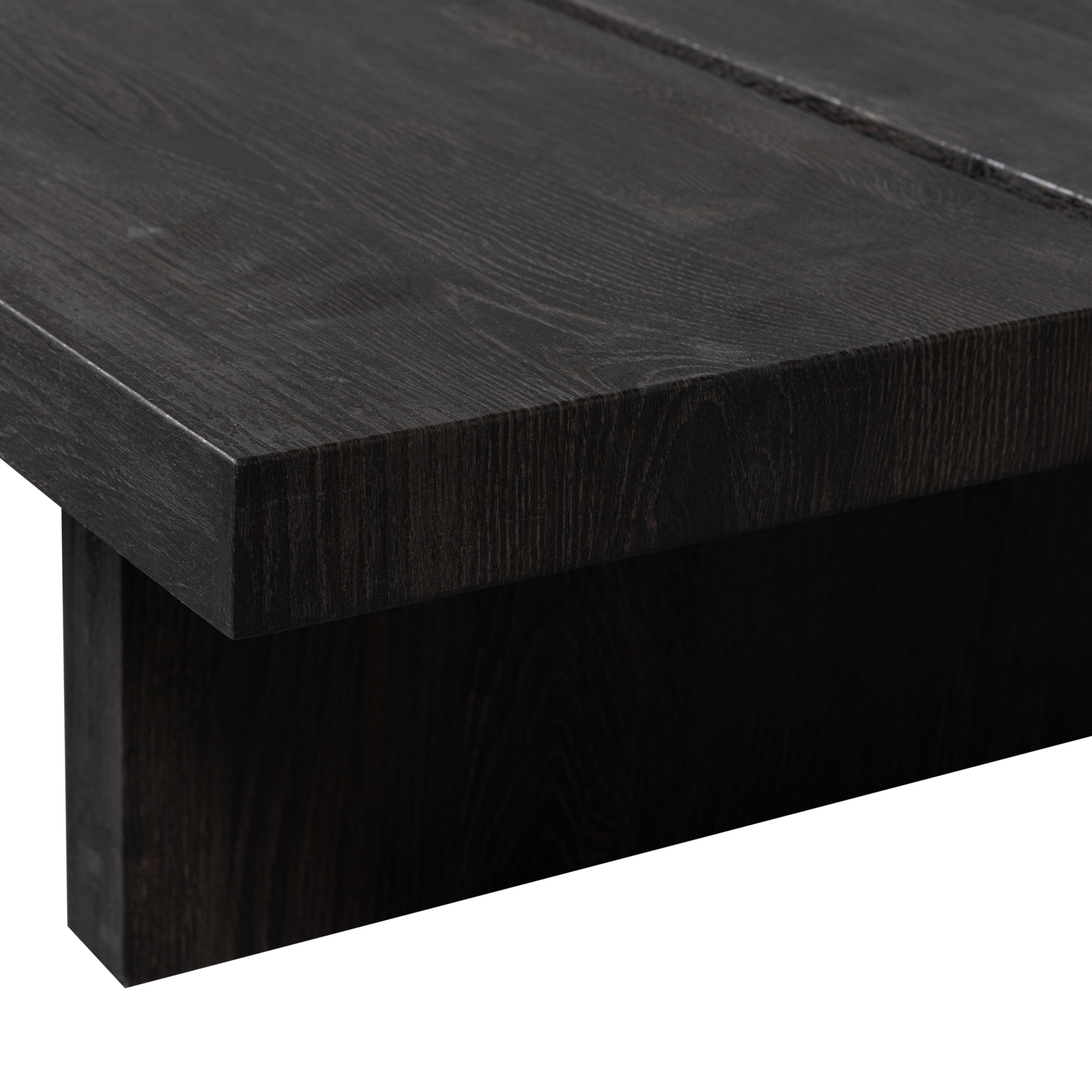 LION COFFEE TABLE MDF DARK BROWN 140x60CM