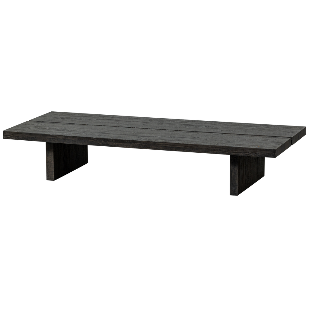 LION COFFEE TABLE MDF DARK BROWN 140x60CM