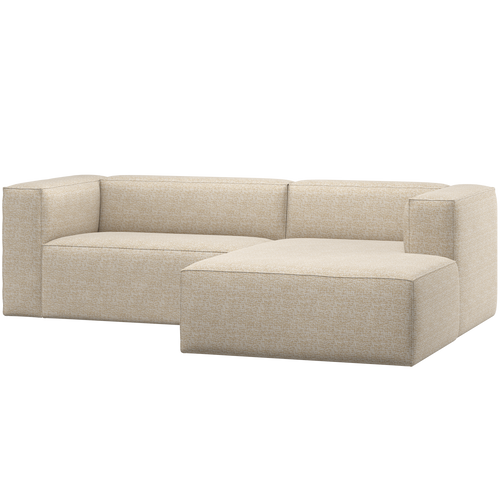 BEAN CHAISE LONGUE SOFA RIGHT BEIGE MELANGE