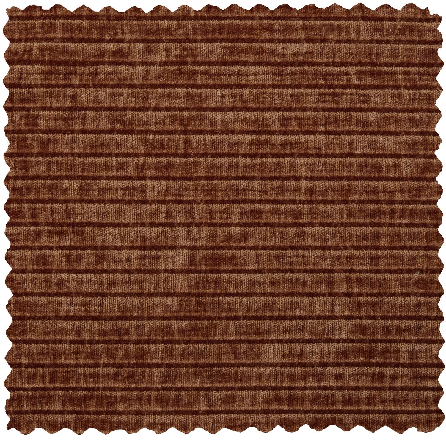 MOJO CORNER SOFA RIGHT RIB FABRIC RUST BROWN