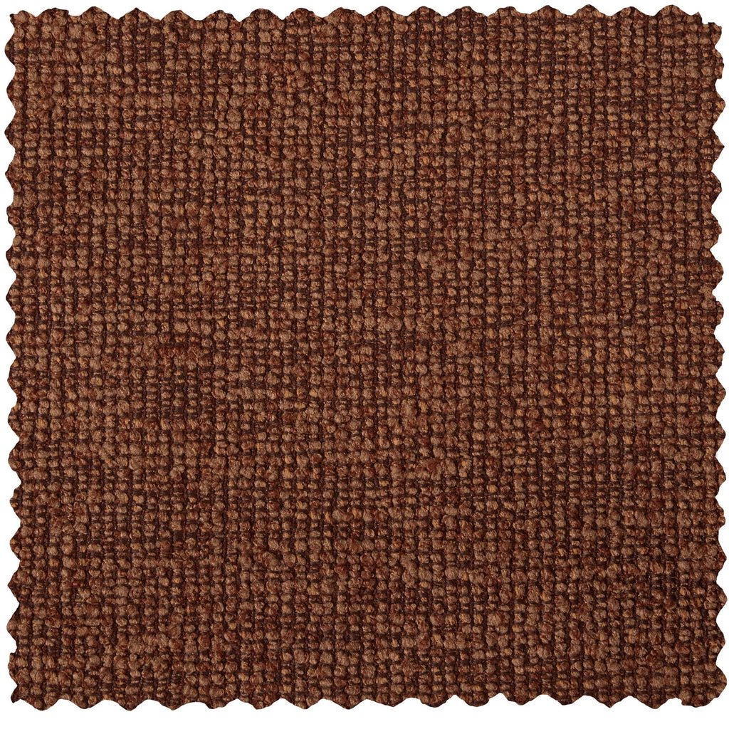 MOJO DINING BENCH 164 CM WITH BACKREST BOUCLE RUST BROWN MEL