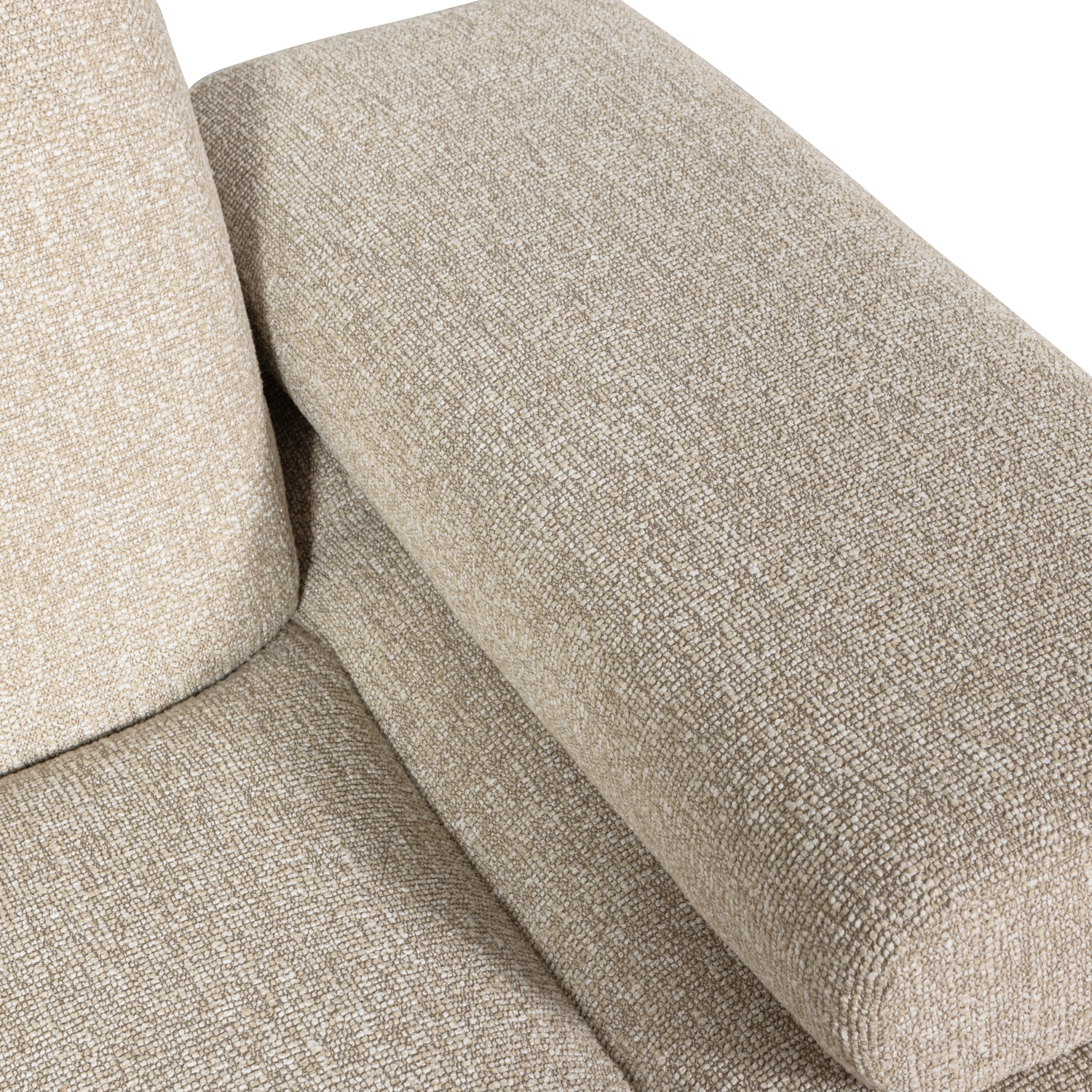 MOJO 1-SEATER ELEMENT ARM RIGHT BOUCLE BEIGE MELANGE