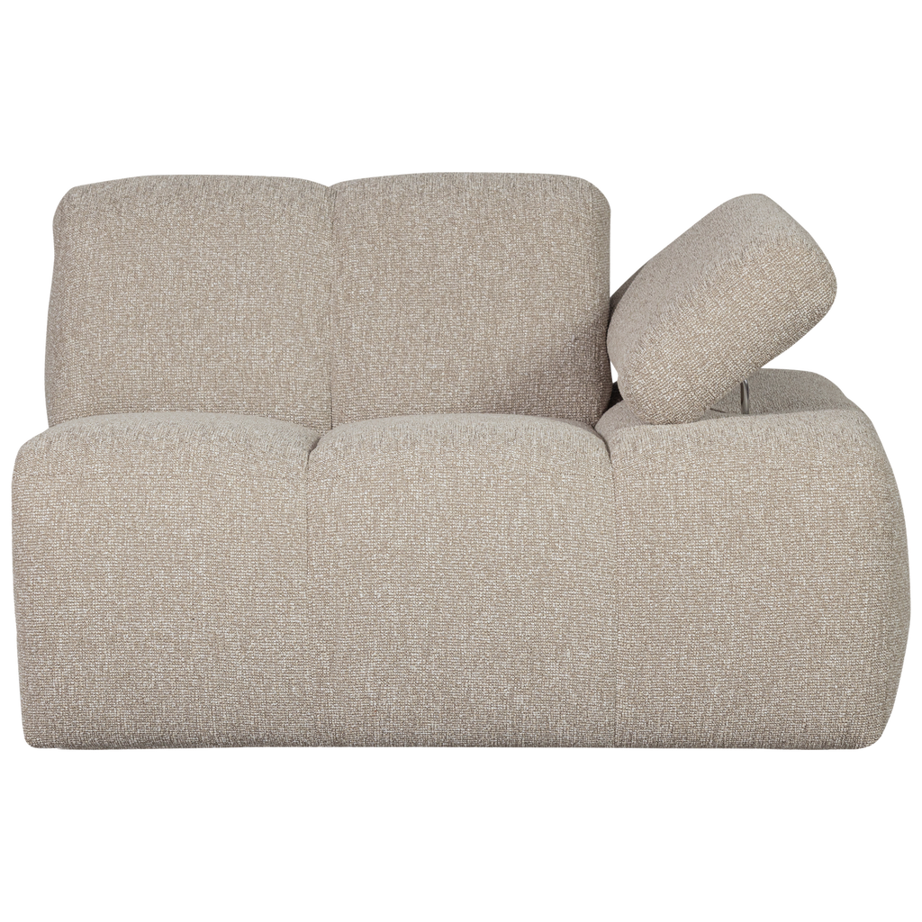 MOJO 1-SEATER ELEMENT ARM RIGHT BOUCLE BEIGE MELANGE