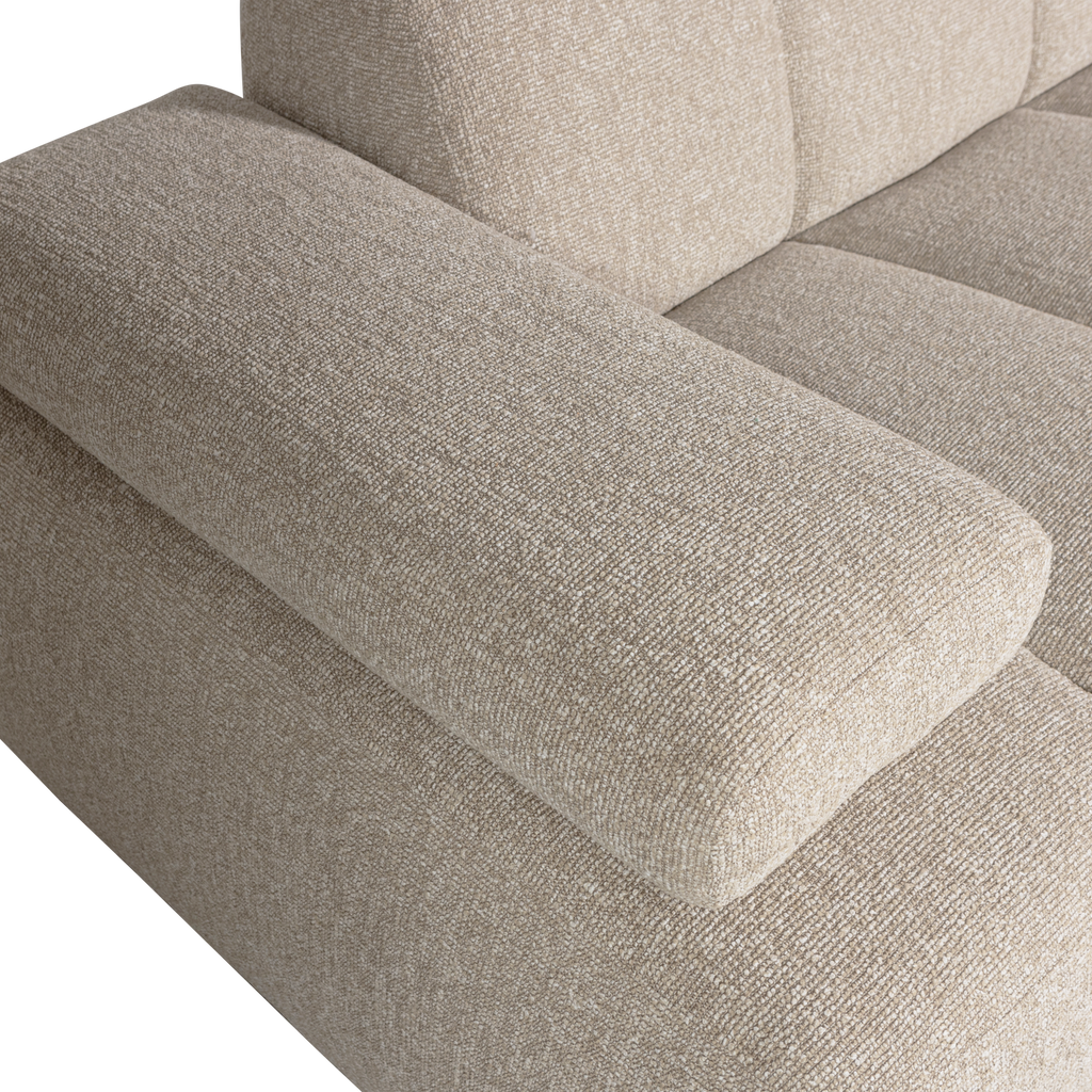 MOJO 1,5-SEATER ELEMENT ARM LEFT BOUCLE BEIGE MELANGE