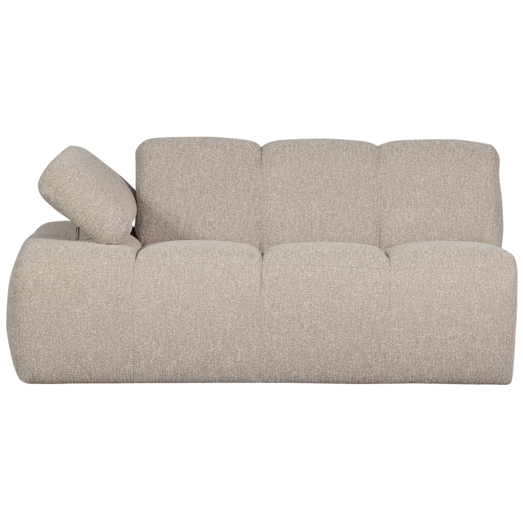 MOJO 1,5-SEATER ELEMENT ARM LEFT BOUCLE BEIGE MELANGE