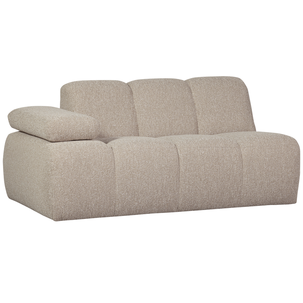 MOJO 1,5-SEATER ELEMENT ARM LEFT BOUCLE BEIGE MELANGE