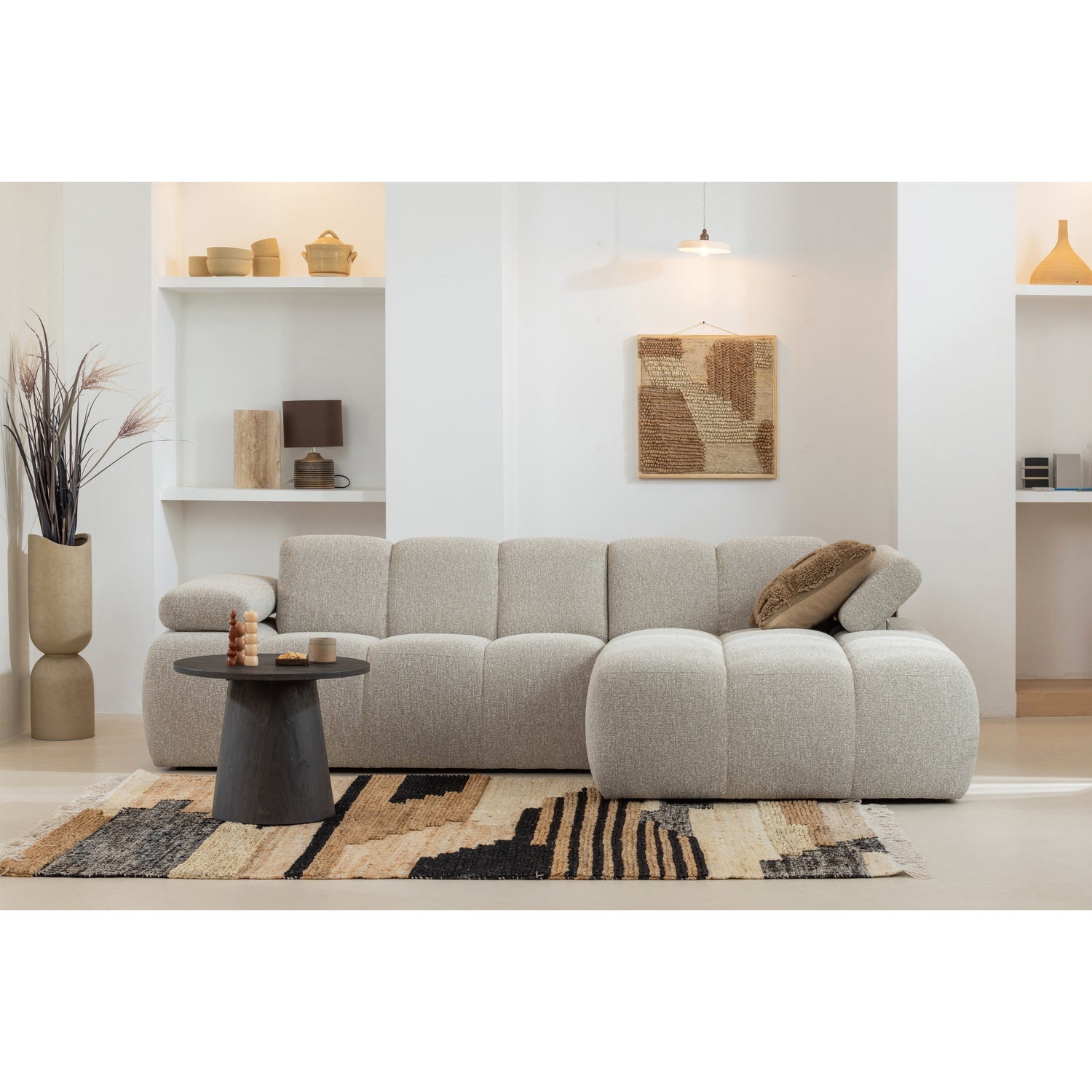 MAAN COFFEE TABLE MDF DARK BROWN 40xO80CM