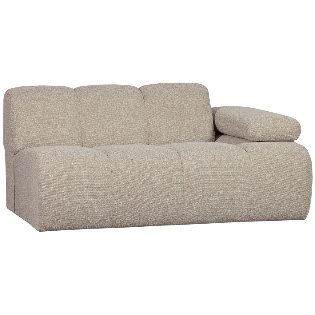 MOJO 1,5-SEATER ELEMENT ARM RIGHT BOUCLE BEIGE MELANGE