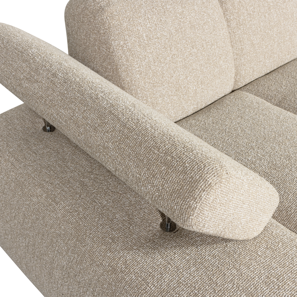 MOJO CHAISE LONGUE ELEMENT LEFT BOUCLE BEIGE MELANGE