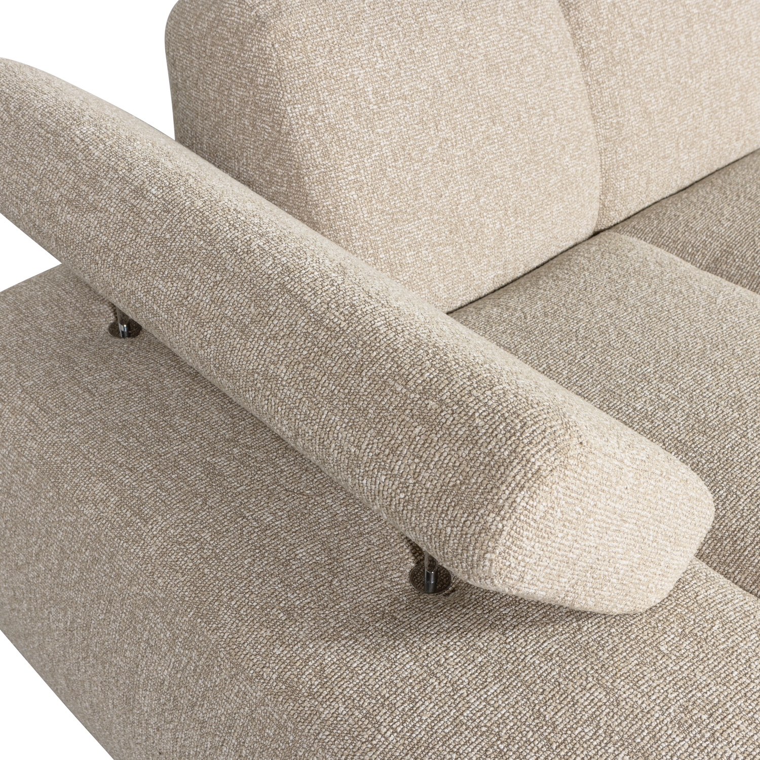 MOJO CHAISE LONGUE ELEMENT LEFT BOUCLE BEIGE MELANGE