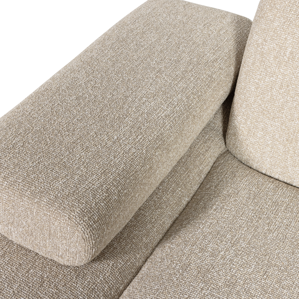 MOJO CHAISE LONGUE ELEMENT LEFT BOUCLE BEIGE MELANGE