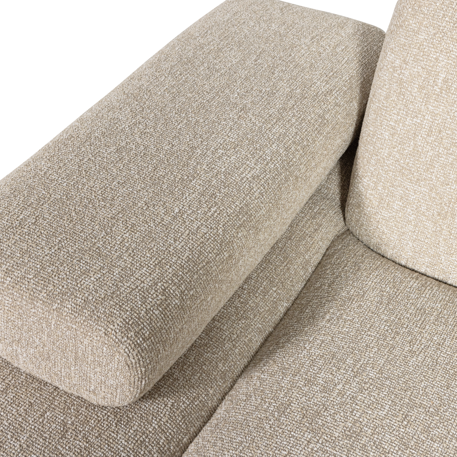 MOJO CHAISE LONGUE ELEMENT LEFT BOUCLE BEIGE MELANGE