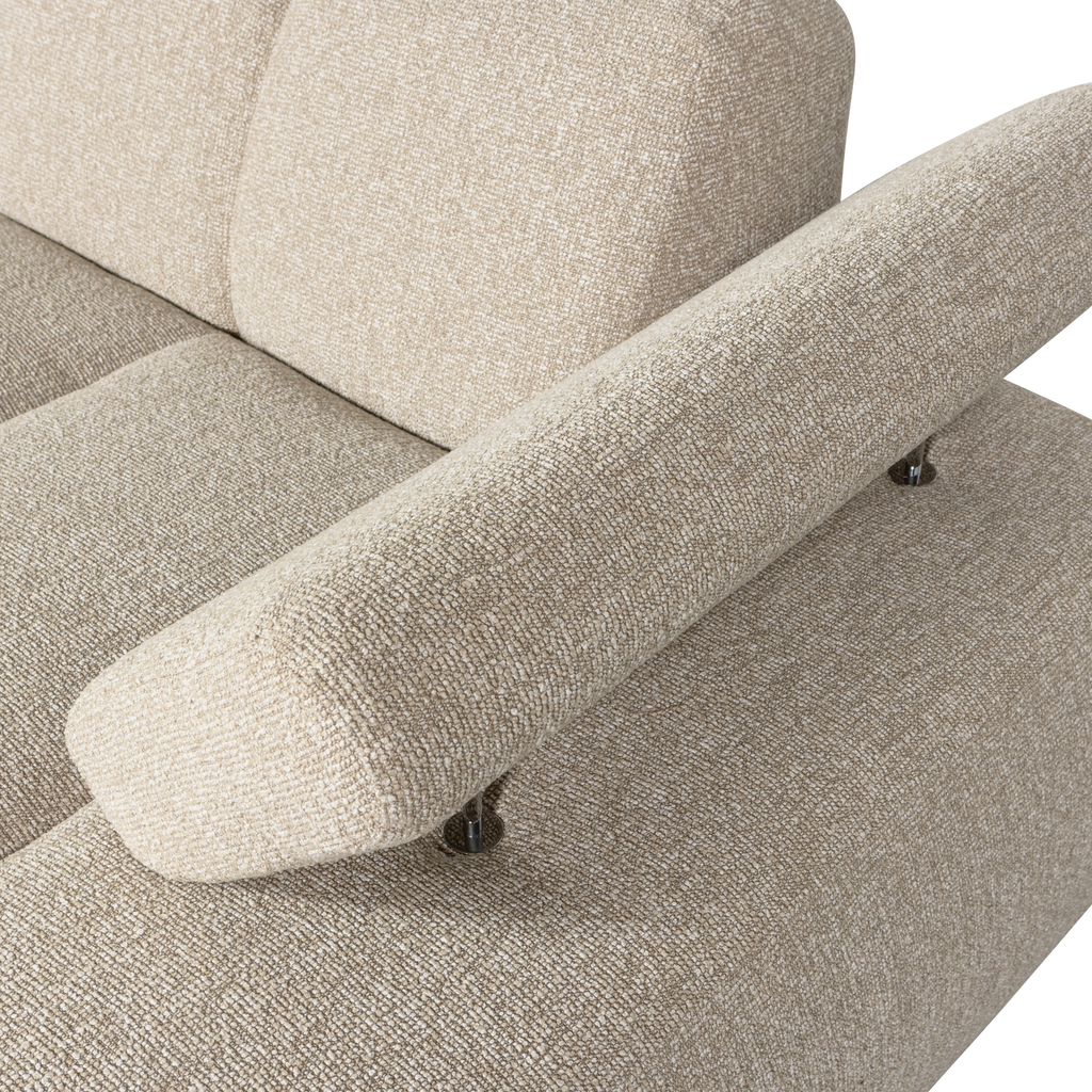 MOJO CHAISE LONGUE ELEMENT RIGHT BOUCLE BEIGE MELANGE