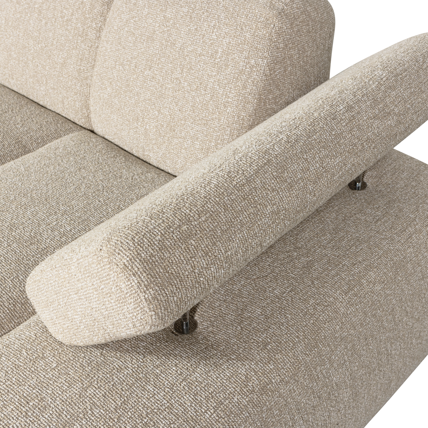 MOJO CHAISE LONGUE ELEMENT RIGHT BOUCLE BEIGE MELANGE