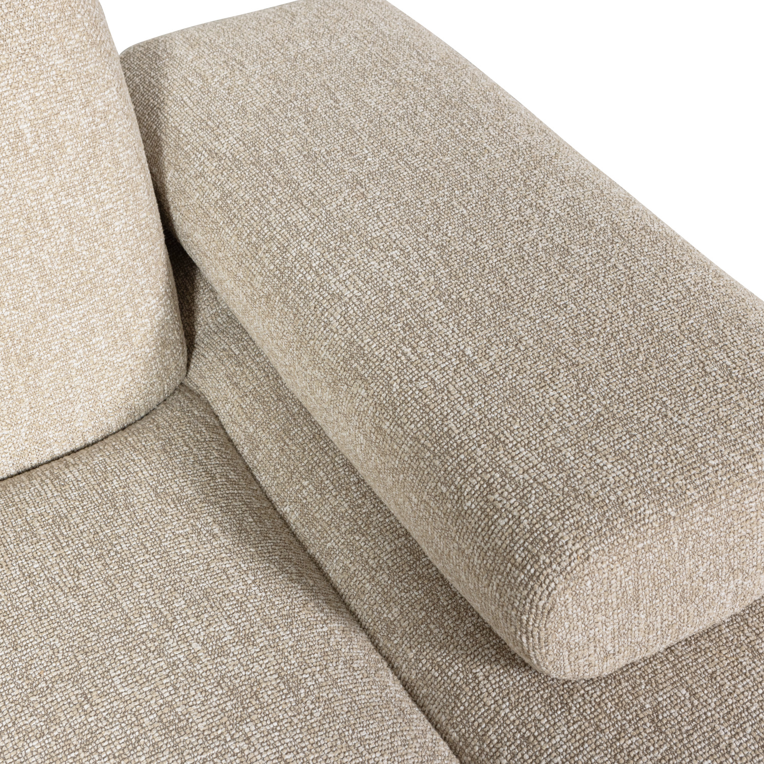 MOJO CHAISE LONGUE ELEMENT RIGHT BOUCLE BEIGE MELANGE