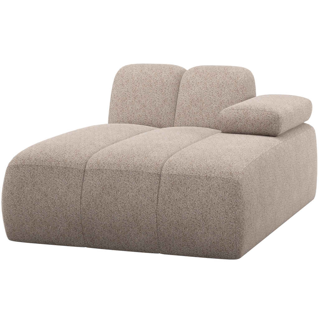 MOJO CHAISE LONGUE ELEMENT RIGHT WOOLLY DARK SAND