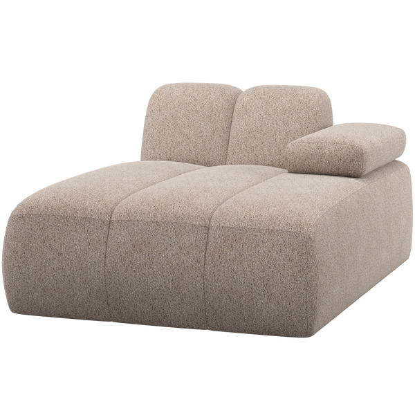 MOJO CHAISE LONGUE ELEMENT RIGHT WOOLLY DARK SAND
