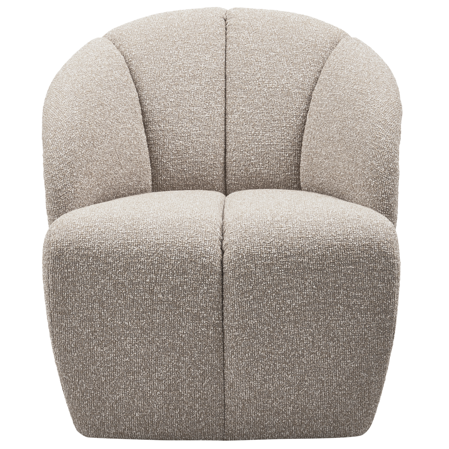 MOJO SWIVEL ARMCHAIR BOUCLE BEIGE MELANGE